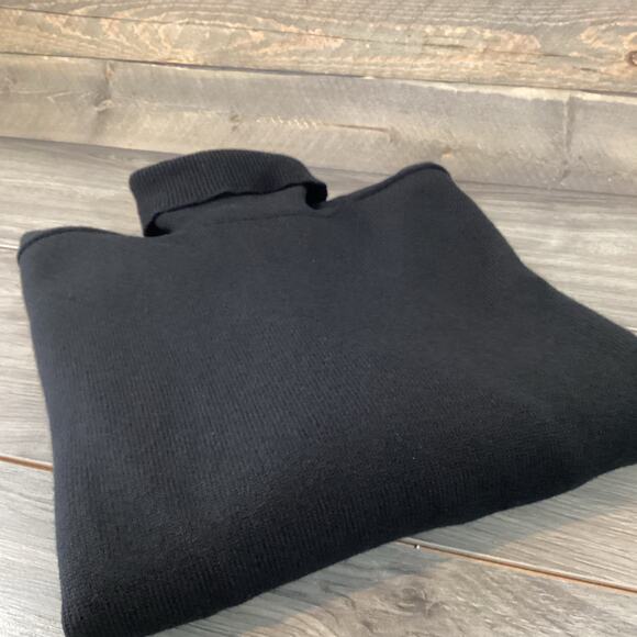 Balenciaga Turtleneck Sweater Size 40 100% Cashmere Italy Luxury Designer Black - Picture 16 of 16